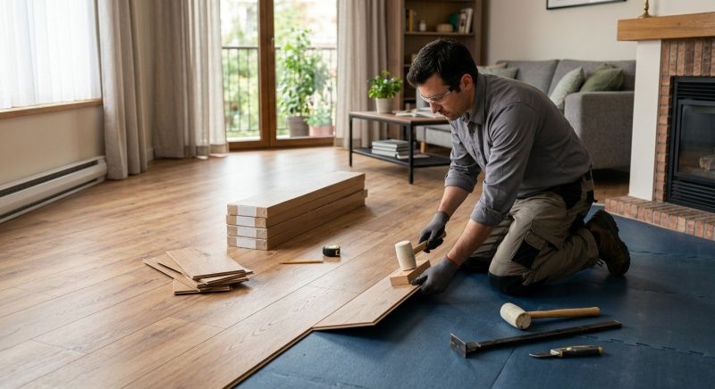 Laminate Floor Replacement in Henrico County, VA