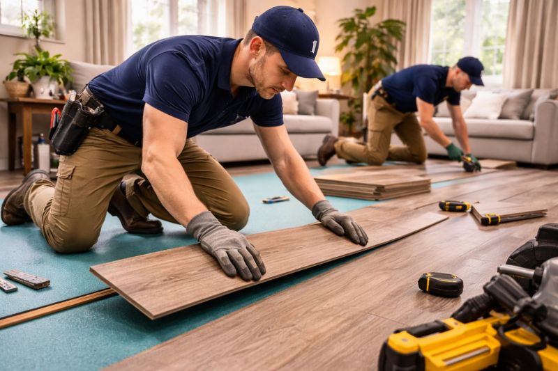 Laminate Floor Replacement in Midlothian, VA