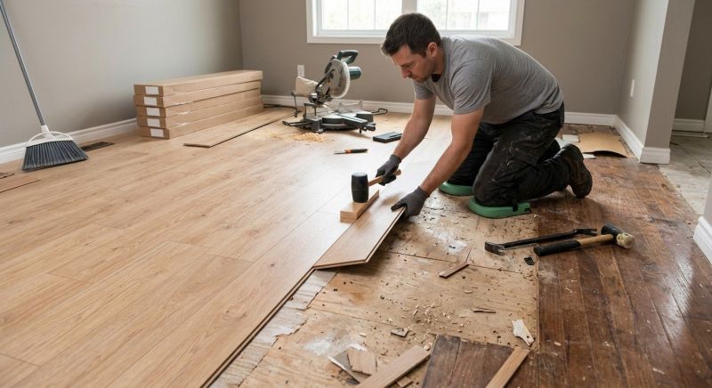 Laminate Floor Replacement in Powhatan, VA