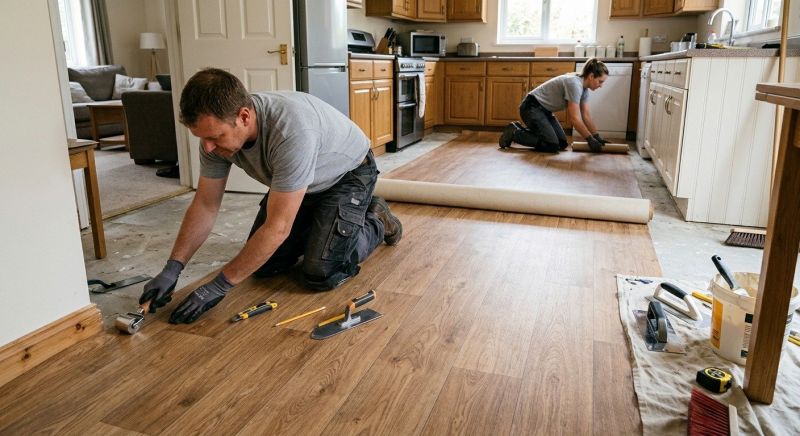 Linoleum Floor Installation in Richmond, VA