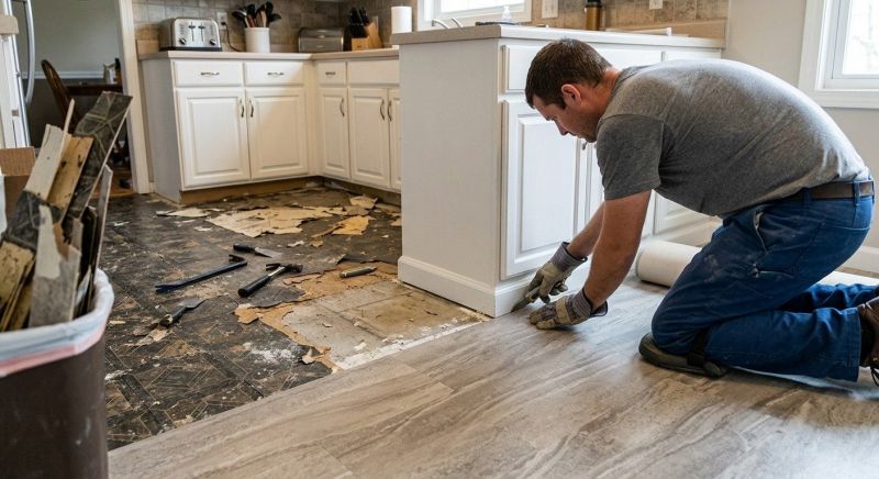 Linoleum Floor Installation in Midlothian, VA