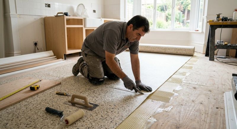 Linoleum Floor Installation in Powhatan, VA