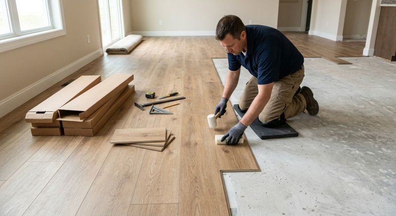 Luxury Vinyl Tile Installation in Montpelier, VA
