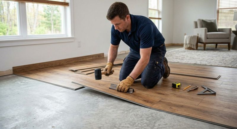 Luxury Vinyl Tile Installation in Rockville, VA
