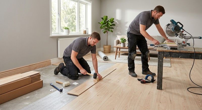 Plank Laminate Installation in Richmond, VA