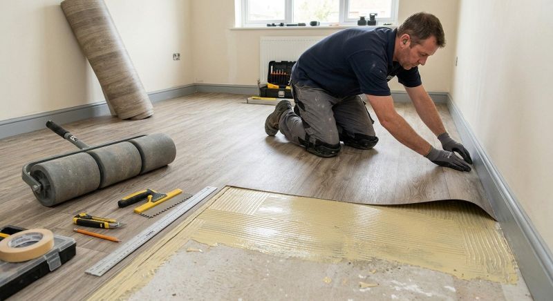 Sheet Vinyl Installation in Hanover County, VA